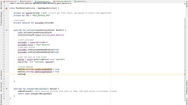 Blogger API | 03 Post Details | Android Studio | Kotlin смотреть онлайн