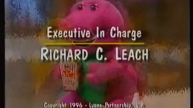 Start And End Of Barney's Sense-Sational Day UK VHS (1997)