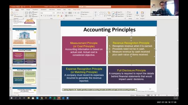 GAAP, IFRS, Accounting Principles, Accounting Assumptions, And Constraints