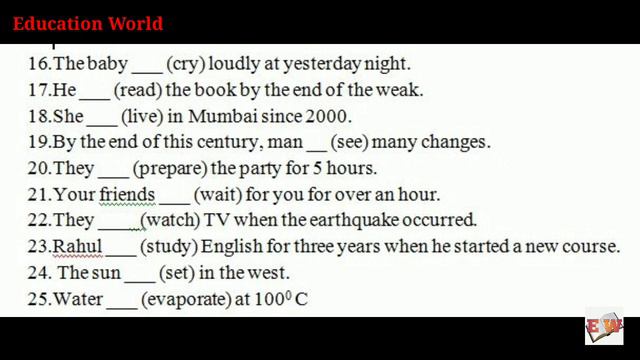 10th Public English Revision | Grammar | Tenses | Work out questions | Assignment - 1 | Edu World смотреть онлайн