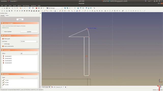 Freecad tutorial - Product design #009 - Faucet смотреть онлайн