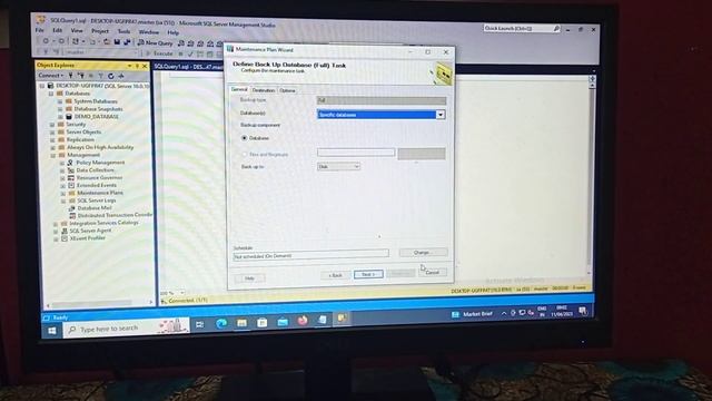 Scheduled Automatic SQL Database Backup using SSMS смотреть онлайн