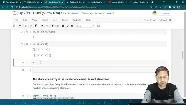 How to check Shape of the Numpy Array|Data Science |Machine Learning | In Hindi смотреть онлайн