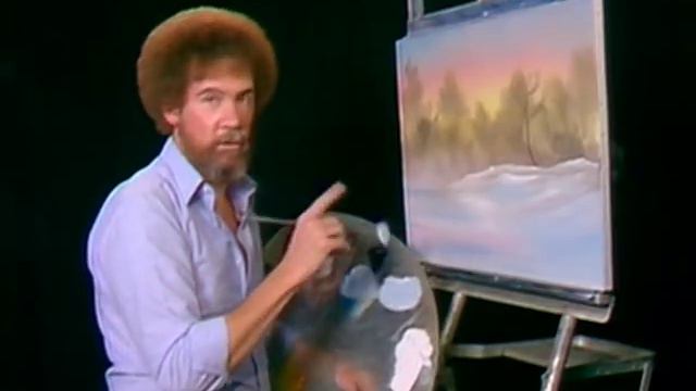 Bob Ross - Winter Stillness (Season 5 Episode 4) смотреть онлайн