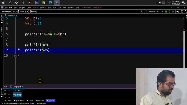 Comparison Operator Kotlin | Hindi | 2021 смотреть онлайн