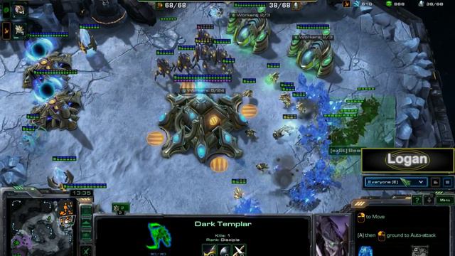 ocnLogan Community Starcraft Event #5: MSL Code Silver Semifinals Bean vs Blitz Game 2 смотреть онлайн
