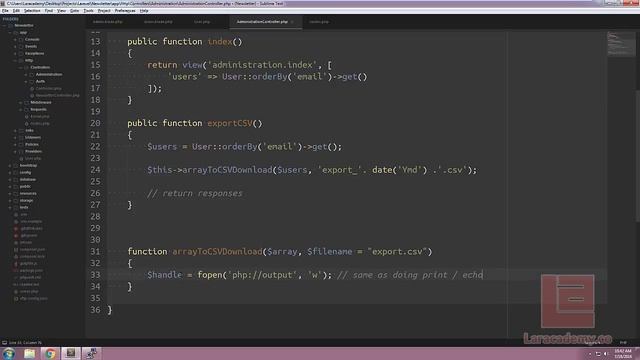 07 - Exporting our Data смотреть онлайн