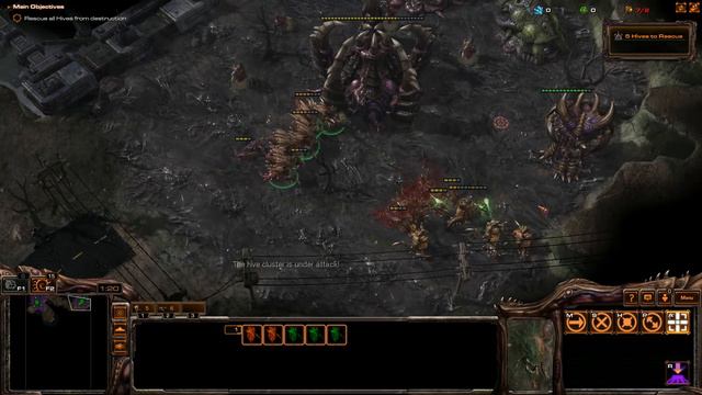 StarCraft: Mass Recall v6.2 - Queen of Blades 01 - Vile Disruption смотреть онлайн