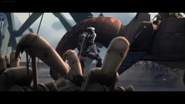 Anakin Skywalker gets the attention of the Super Tactical Droid смотреть онлайн