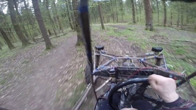 Багги из оки #3 Выезд на асфальт и прохват по лесу смотреть онлайн