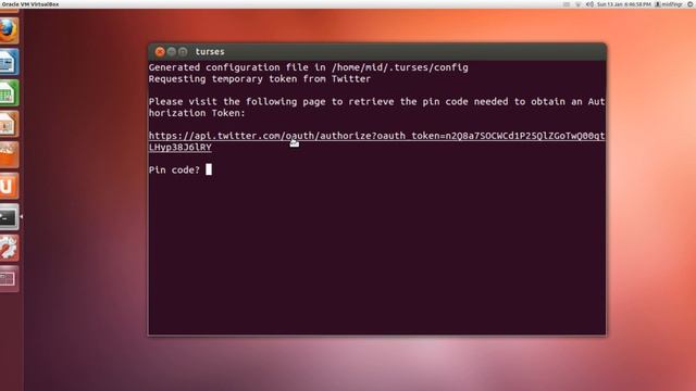 Ubuntu 12.04: Turses CLI for Twitter смотреть онлайн