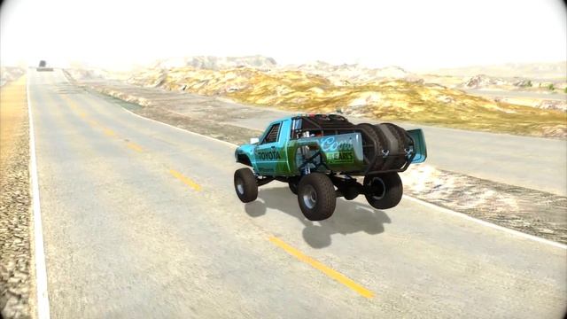BeamNG Drive - Racing & Crashing The LKS Prerunner Mod (4k 60fps) смотреть онлайн
