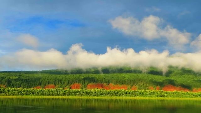 Река Лена - Остров Пахоруковский. Красивые скалы близ села Змеиново (Киренский р-н., Иркутская обл. смотреть онлайн