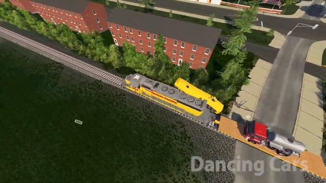 Crazy Train Accidents Vs. School Bus | BeamNg Drive Crashes - Dancing Cars смотреть онлайн
