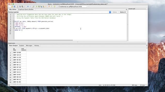Handling Missing Dates in SQL смотреть онлайн
