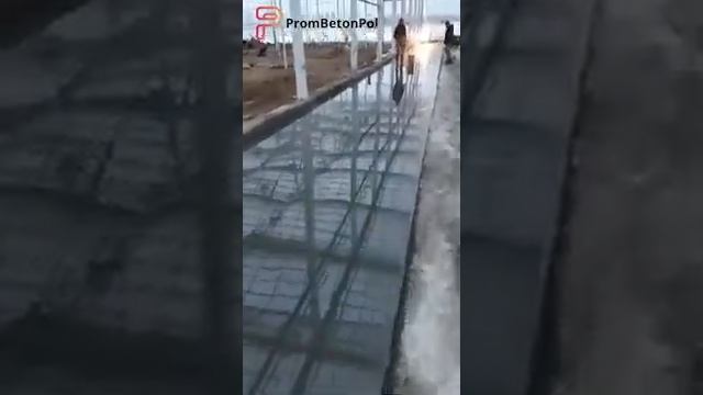 Бетонный пол.Топинг