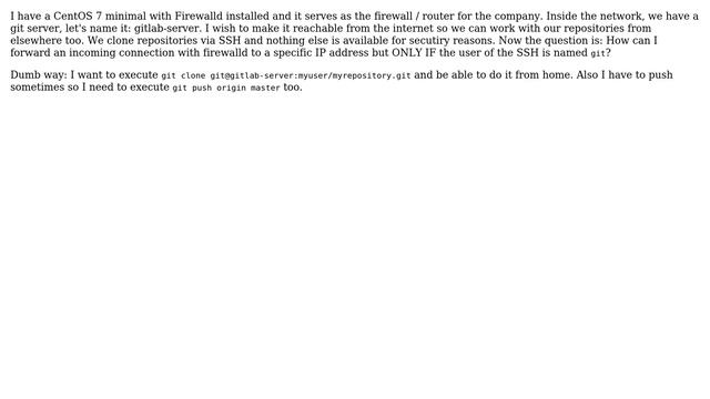 DevOps & SysAdmins: Forward incoming SSH connection if user = git? смотреть онлайн