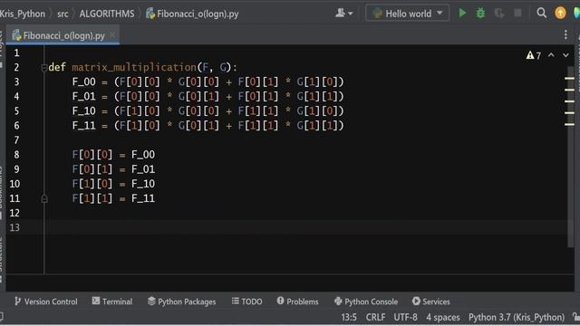 Find Nth Fibonacci Number Using Python in O(log n) Time?? смотреть онлайн