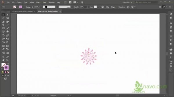 Анимация салюта Animation firework Экспорт flash в gif Звездное небо Adobe Illustrator ⭐ Урок 25