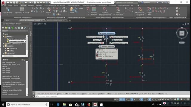 Tutoriel 10 Autocad electrical2019 copier un circuit смотреть онлайн