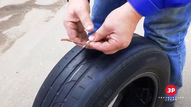 РЕМОНТ ПРОКОЛА КОЛЕСА - Своими руками. смотреть онлайн