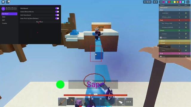 Roblox Bedwars Op Script Gui [ESP] [WALK SPEED] [ANTI KNOCKBACK] +Many more (Working) смотреть онлайн