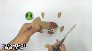 Omnitrix Becomes Three Alien! | Cardboard Diy Ben10 Alien Force Omnitrix (Ben10 Dari Kardus)
