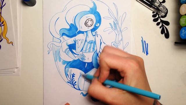 Amethyst Steven Universe Speedpaint | В один цвет | Маркеры CHAMELEON смотреть онлайн