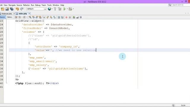 Yii2 How to join two tables in grid view смотреть онлайн