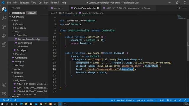 Full Stack Vue.js & Laravel CRUD with RESTFUL API | Part 2 смотреть онлайн