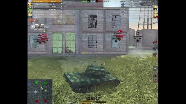 Учимся играть на AMX 50B как по "учебнику" | World Of Tanks Blitz смотреть онлайн