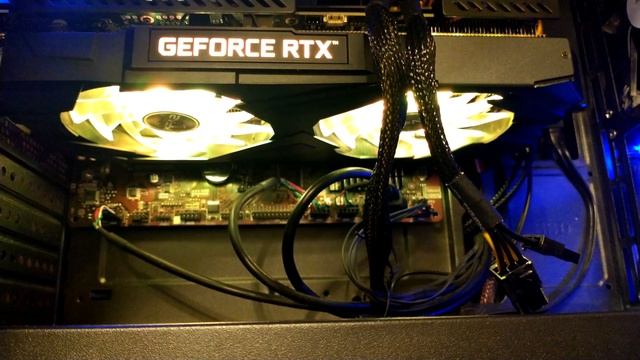 KFA2 GeForce RTX 3060 X BLACK LHR - RGB подсветка без нагрузки на видеокарту