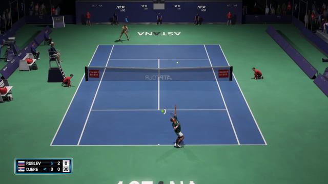 AO Tennis 2 | Astana open : Laslo Djere vs (5) Andrey Rublev | R32 смотреть онлайн
