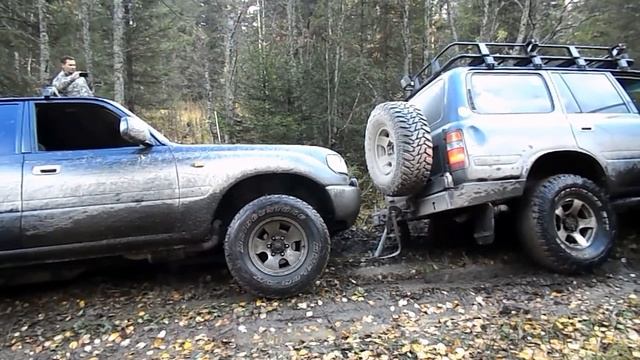 ТЛК80, Arctic Truck Hi-lux, LC150 Prado по узкоколейке смотреть онлайн