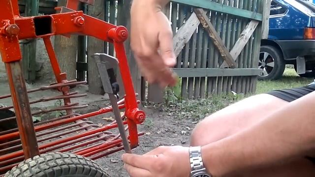 Грохотная картофелекопалка к мотоблоку. Размеры и ньюансы. смотреть онлайн