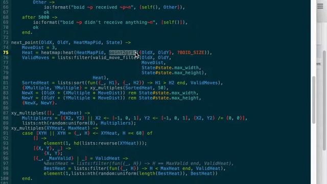 erl_boids boid module (automous object) (boid.erl) смотреть онлайн