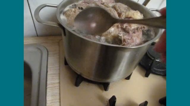 ГУСЬ с черносливом и яблоками.Отварной. смотреть онлайн