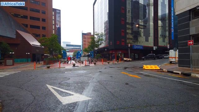 Cloudy Day Walking Showing Ancient Architecture | Johannesburg | South Africa