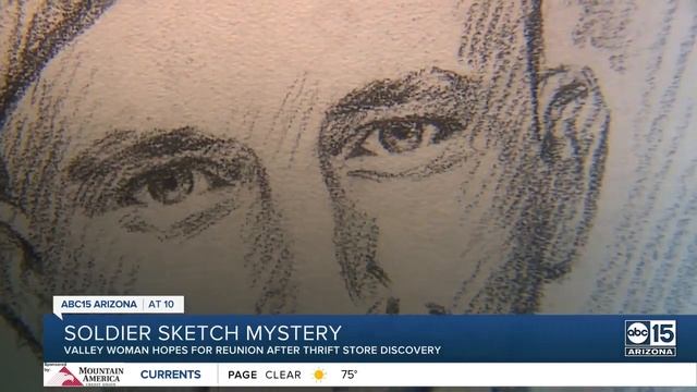 Valley woman hopes to reunite WWII-era sketch found at thrift store смотреть онлайн