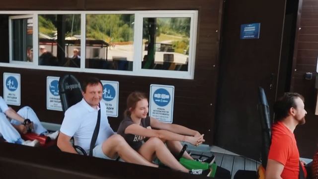 Прыгнула с тарзанки в скай парке // Встретили Бабича // Роза Хутор смотреть онлайн