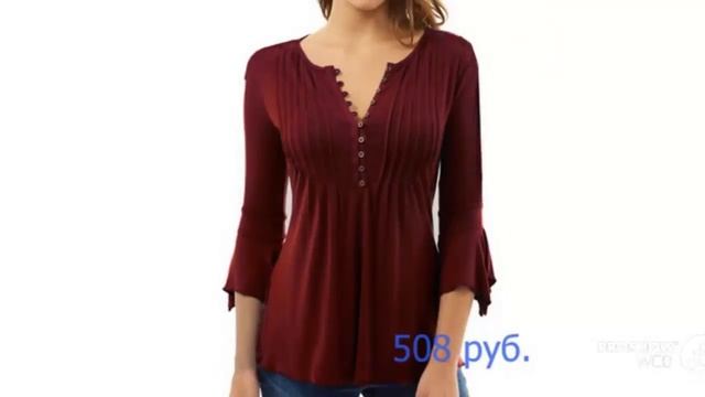 #Женская одежда на #AliExpress Прекрасная блузка в корейском стиле смотреть онлайн