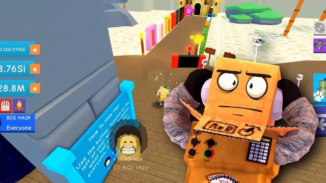 СИМУЛЯТОР ШАМПУНЯ! СЕКРЕТНЫЙ СПОСОБ СДЕЛАТЬ САМЫЕ ОГРОМНЫЕ ВОЛОСЫ В МИРЕ 999,999,999 КМ! ROBLOX смотреть онлайн