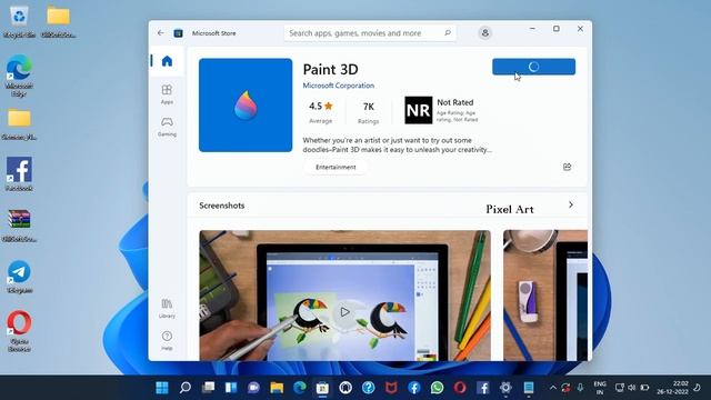 HOW to enable paint 3d in Windows 11 ! How install the paint 3d in windows 11 смотреть онлайн