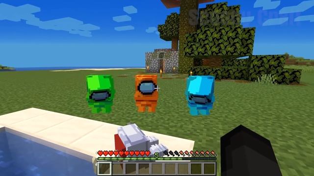 MINECRAFT BUT IT'S AMONG US | FUNNY COMPILATION BY SCOOBY CRAFT TO BE CONTINUED BEST