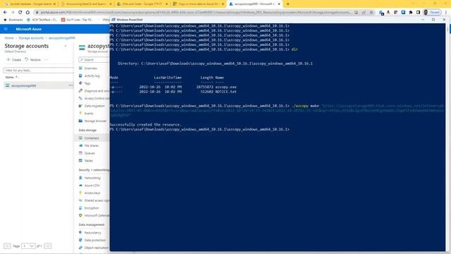 AzCopy - Transfer Files Between Storage Accounts смотреть онлайн