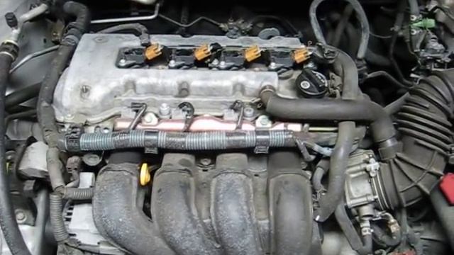 2005 Toyota Corolla 1ZZ-FE 1.8L I4 Engine Starting Up After Spark Plugs Replaced смотреть онлайн
