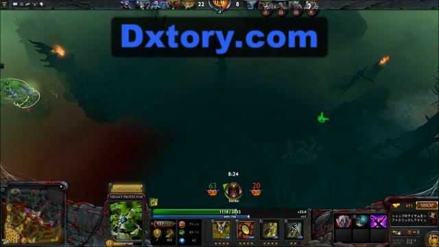 Dota2 Diretide 1280x720 Core i7-3770K HD Graphics 4000 смотреть онлайн