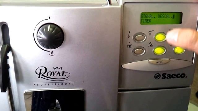 Dekalcifikácia Saeco Royal Professional