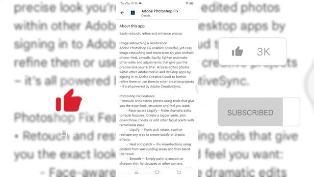 Adobe PhotoShop Fix Mobile App Review Complete смотреть онлайн