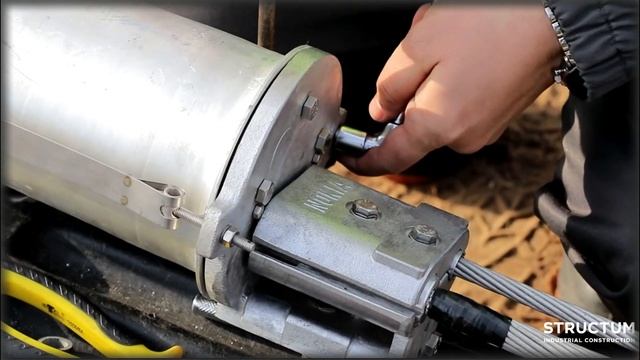 Монтаж временного пересечения ЛЭП 150 и 330 кВ смотреть онлайн